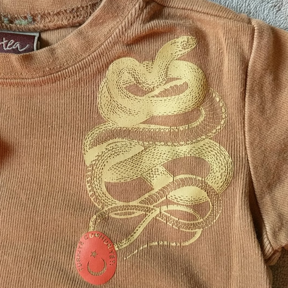 Tea Collection T shirts Snake 12~18 mon.